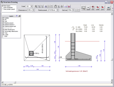 Drawings of Fundament